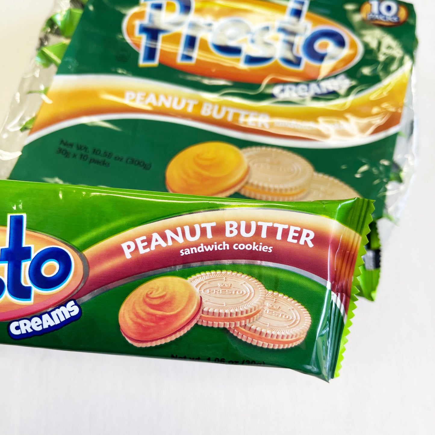 Jack'n Jill PRESTO PEANUT BUTTER SANDWICH COOKIES 10.58 OZ (300G)