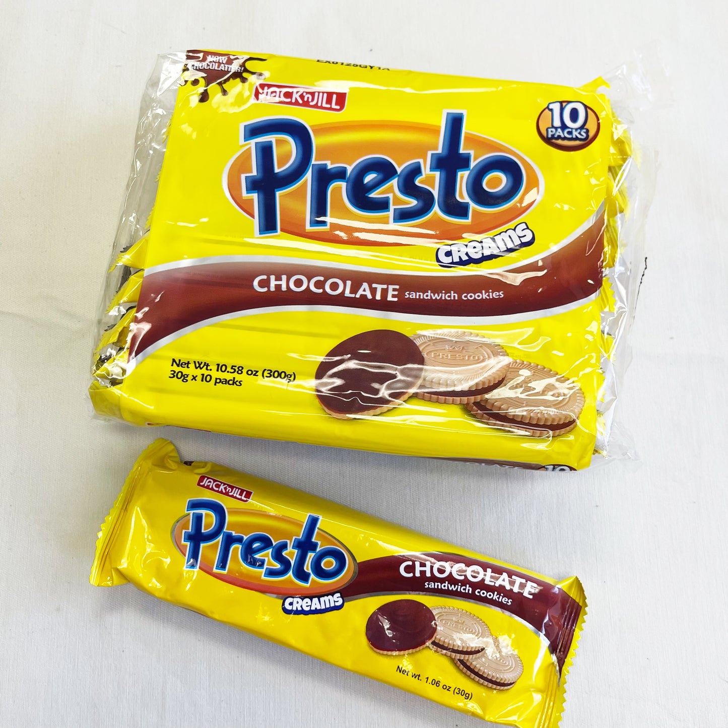Jack'n Jill PRESTO CHOCOLATE SANDWICH COOKIES 10.58 OZ (300G)