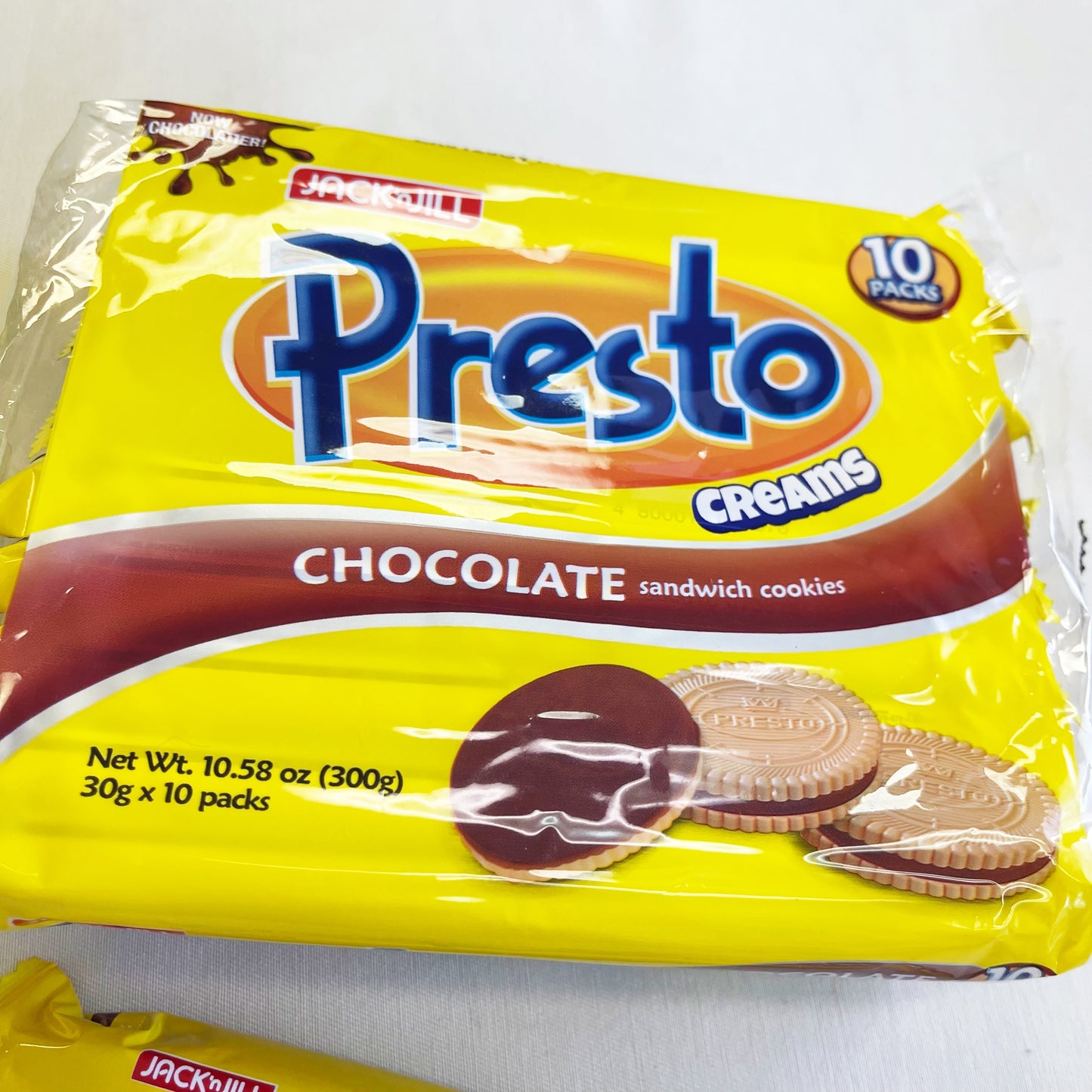 Jack'n Jill PRESTO CHOCOLATE SANDWICH COOKIES 10.58 OZ (300G)