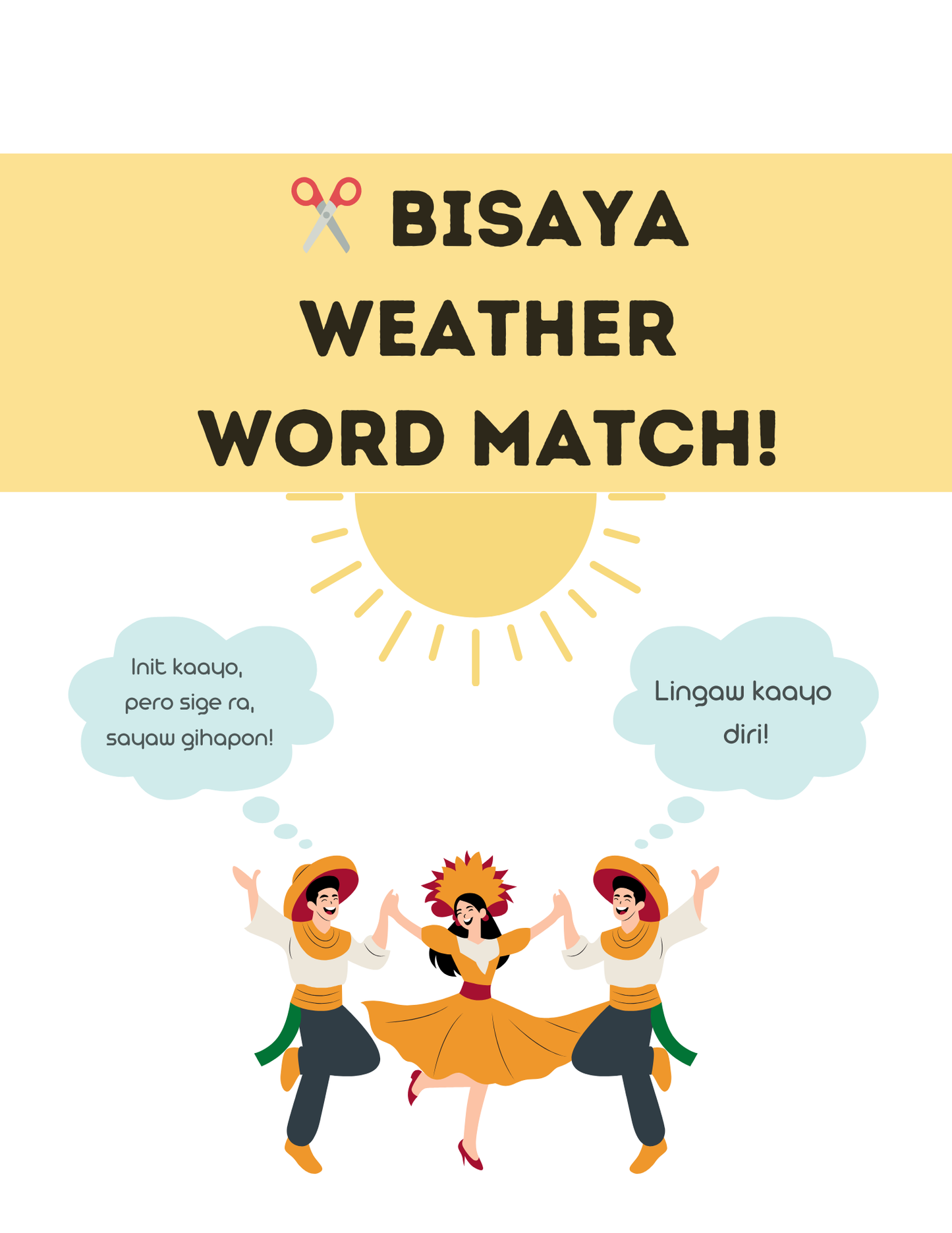 Bisaya Weather Words – Printable & Pronunciation Guide