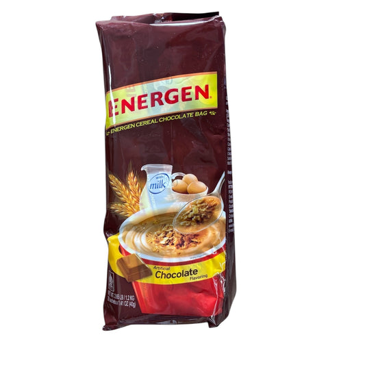 Energen Cereal Chocolate Bag Net wt. 2.65LB 30 Sachet Chocolate Oats Cereal