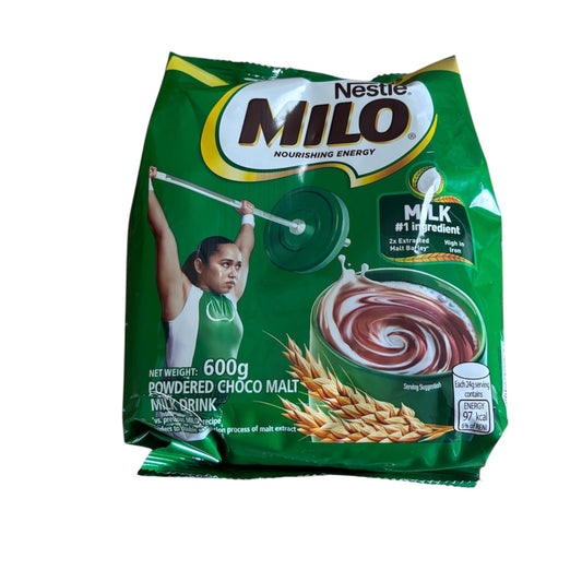 Nestle Milo Powered Choco Malt Milk Drink Net wt 600g