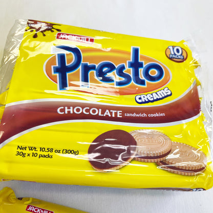 Jack'n Jill PRESTO CHOCOLATE SANDWICH COOKIES 10.58 OZ (300G)
