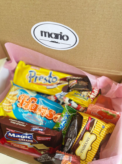(Philippine) Asian Snack Gift Box Filipino Cracker Snack Box 12 pcs of Cracker Snacks & Candy  Mix Gift Set Party Favor